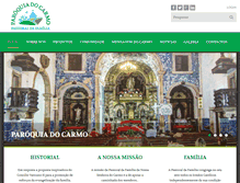 Tablet Screenshot of pfcarmo.com